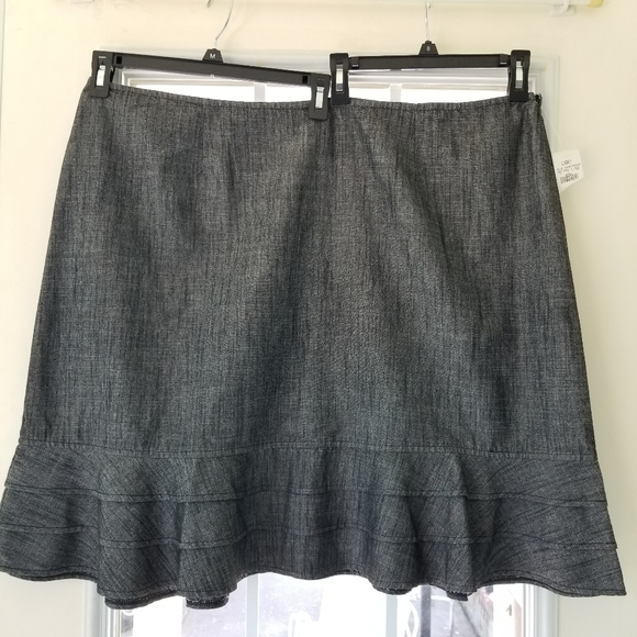 Cato Gray 3 ruffles Layered Skirt.  sz.24w - Picture 6 of 8